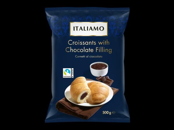Croissants with Chocolate Filling