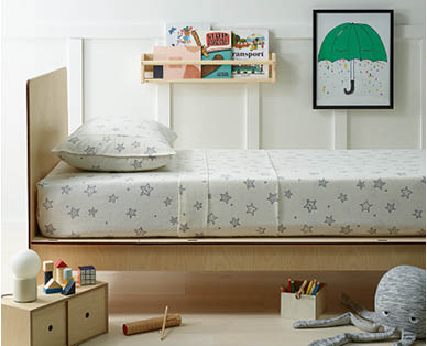 Flannelette Fitted Sheet Set – Single Size