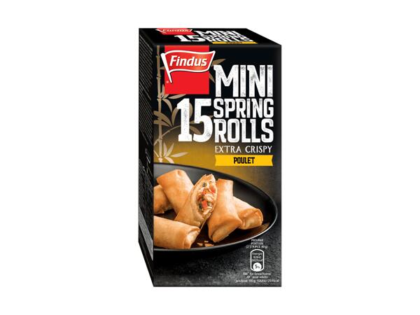 Mini rouleaux de printemps au poulet Findus