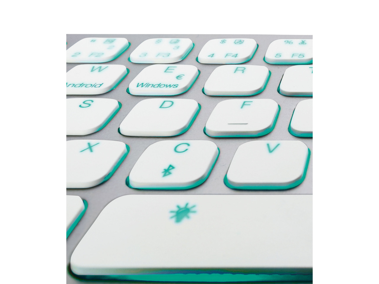 Bluetooth Keyboard with Backlit Display
