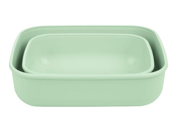Livarno Home Rectangular Lunchbox Set - 2 Pieces