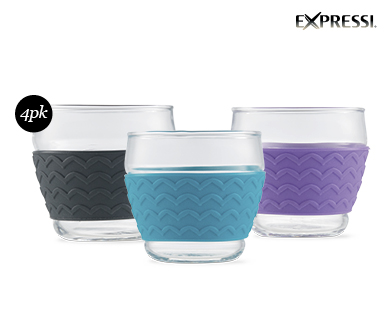 GLASSES WITH SILICONE WRAP