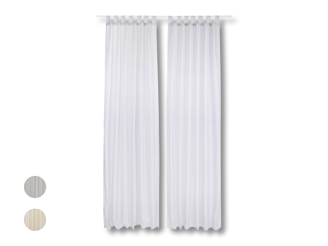 Rideaux, lot de 2