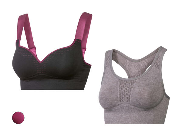 Brassière de sport sans coutures