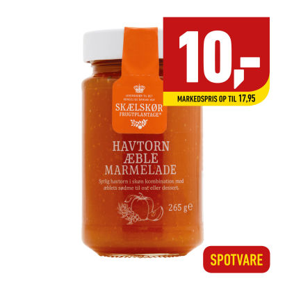 Havtorn/æble marmelade