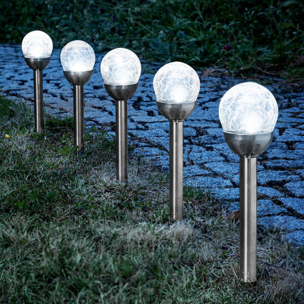 LED-Solar-Leuchten 5er-Set