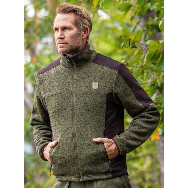 Grobstrick Wendejacke