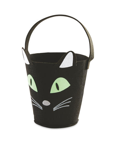 Cat Felt Bucket