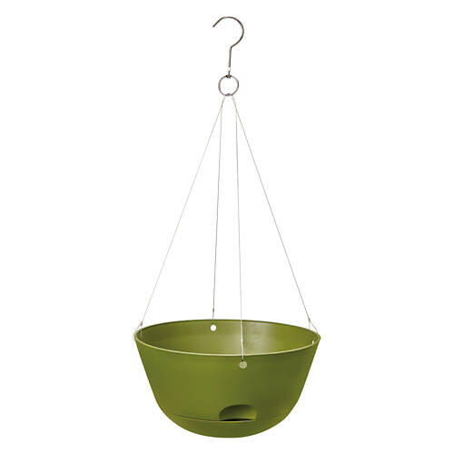 Self Watering Hanging Planter, Green
