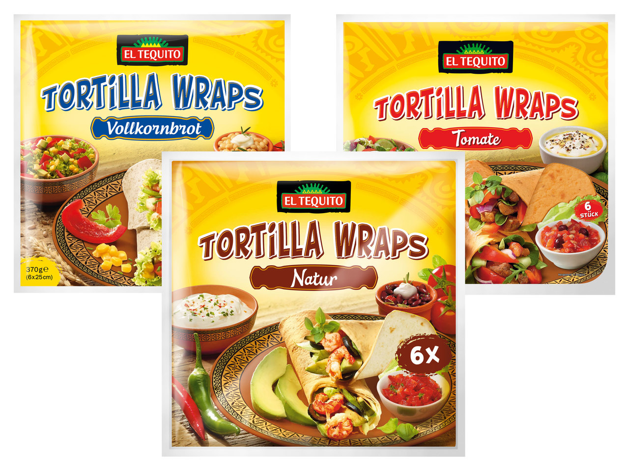 EL TEQUITO Wraps