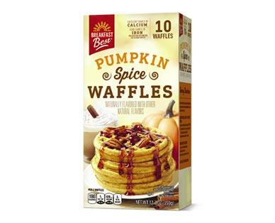 Breakfast Best 
 Pumpkin Spice Waffles