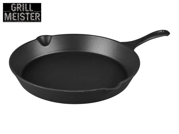 Grillmeister Cast Iron Grill Pan