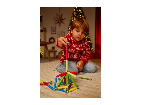 Lupilu Multicoloured Magnetic Building Set - 60 Pieces