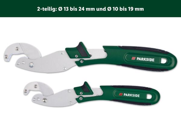 Ratsche mit Steckschlüssel/Universal-Spannschlüssel-Set