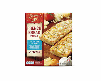 Mama Cozzi's Pizza Kitchen Three Meat or Five Cheese & Garlic French Bread Pizza