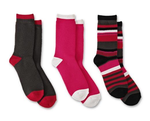 Adventuridge 
 Men's or Ladies' 3-Pair Outdoor Socks