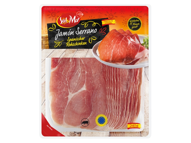 SOL & MAR Jamón Serrano 11 Monate gereift