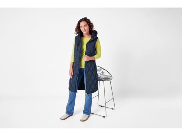Ladies' Longline Padded Gilet