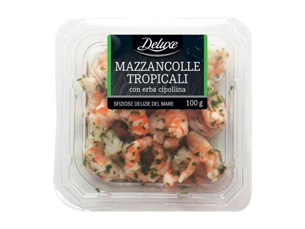 Tropical prawns with chives