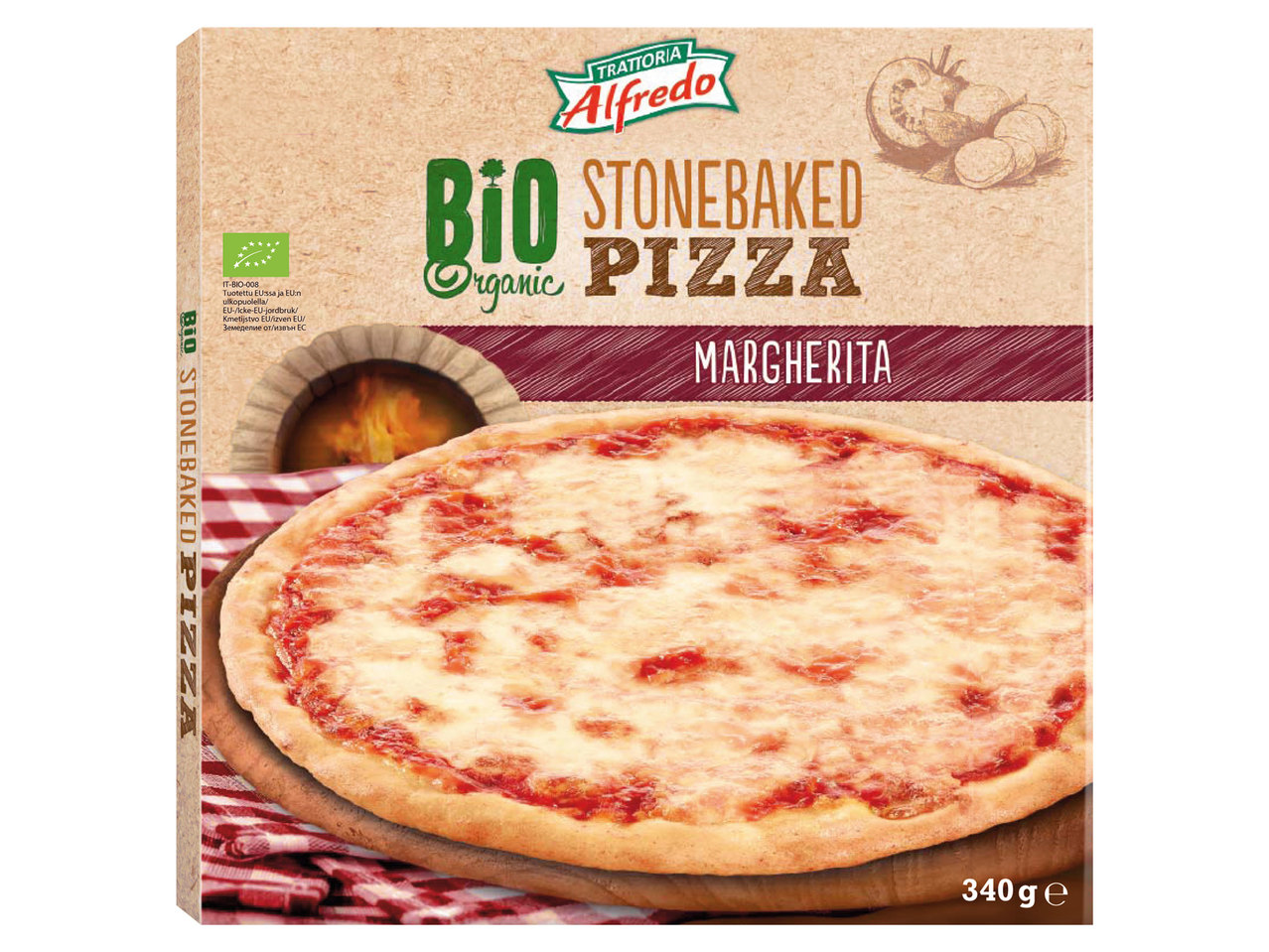 TRATTORIA ALFREDO Bio-Steinofenpizza