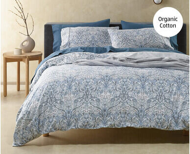 Organic Cotton Flannelette Quilt Cover Set – Queen Size