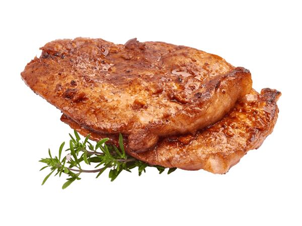 Frische Minutensteaks vom Schwein