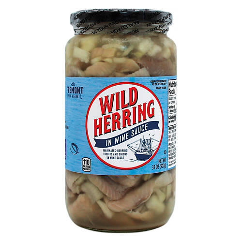 Jarred Herring in Wine Sauce, 32 oz