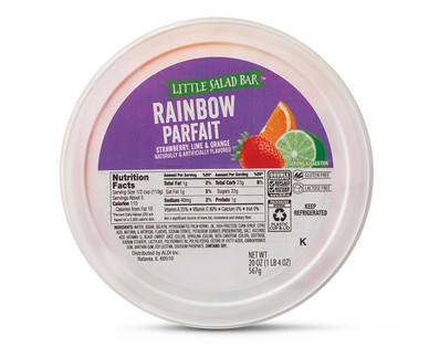 Little Salad Bar Rainbow Gelatin Parfait