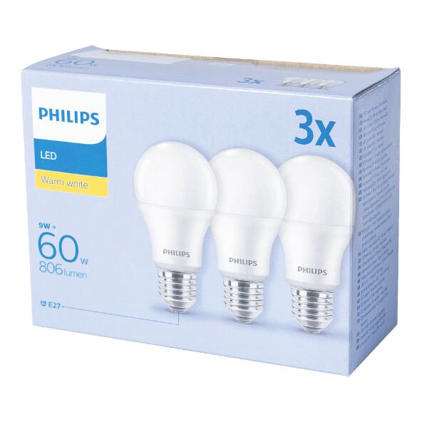 PHILIPS(R) 				Ledlampen, 3 st.
