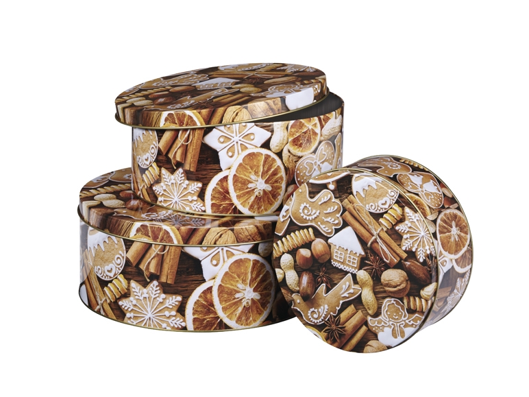MELINERA Christmas Storage Tins