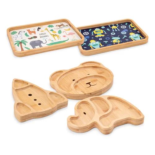 CROFTON Bambus Kinderteller/Tablett