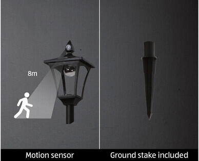 Solar Post Light or Post/Wall Light