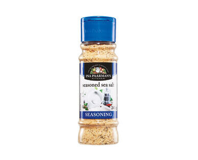 Ina Paarman's Seasonings Lemon Pepper, Chilli & Garlic or Seasoned Sea Salt 160g - 245g
