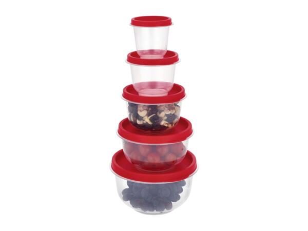 Silvercrest Round Food Storage Container Set - 5 Pieces