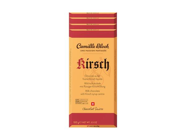 Tablette de chocolat Camille Bloch Kirsch