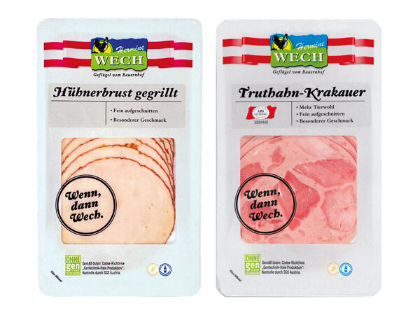 Wech Truthahn-Krakauer oder Hühnerbrust gegrillt