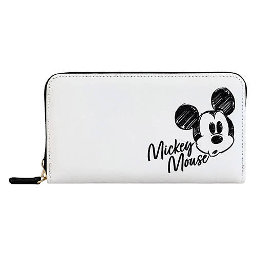 Disney White Mickey Mouse Wristlet Wallet