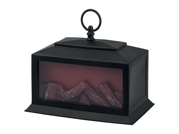 Livarno Home LED Fireplace Style Lantern