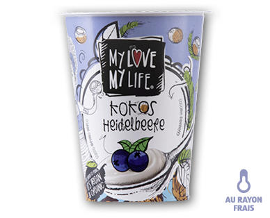 MY LOVE MY LIFE(R) Crème de coco aux myrtilles bio