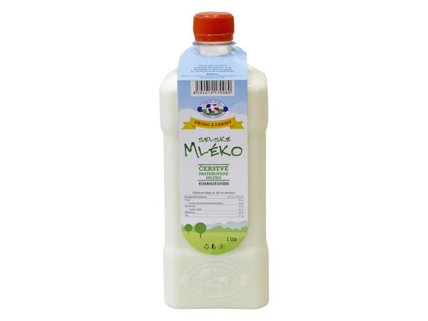ČERSTVÉ SELSKÉ MLÉKO