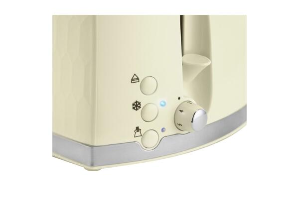 Russell Hobbs Honeycomb Toaster - Cream