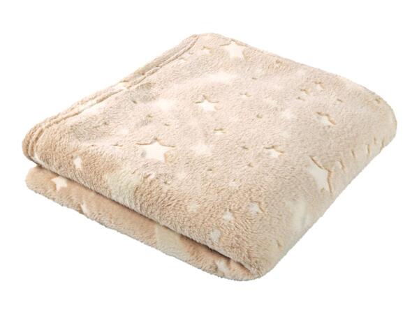 Livarno Home Beige Glow In The Dark Blanket