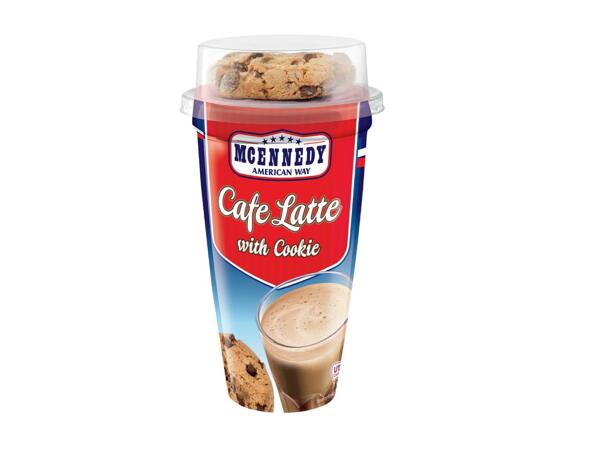 Cafe Latte et Cookie