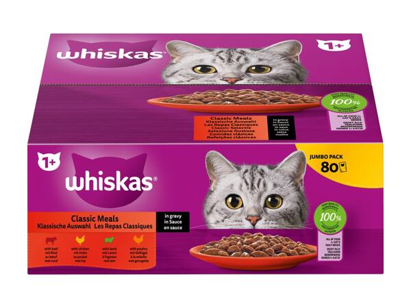 Nourriture humide pour chat Whiskas 1+