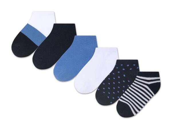 Kleinkinder Sneakersocken, 6 Paar
