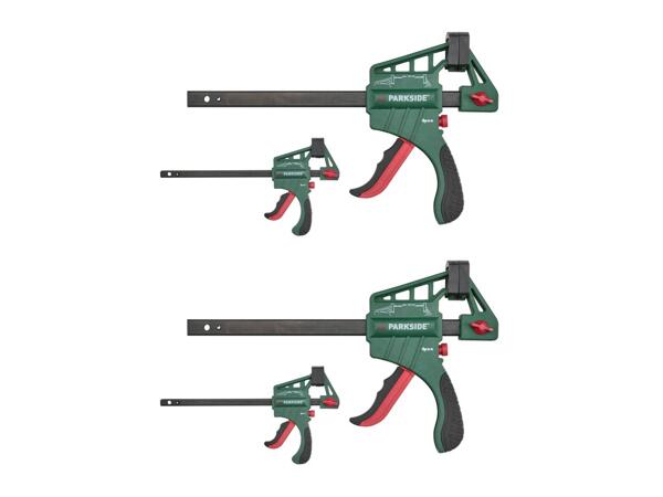One hand bar clamps, 2 or 4 pieces