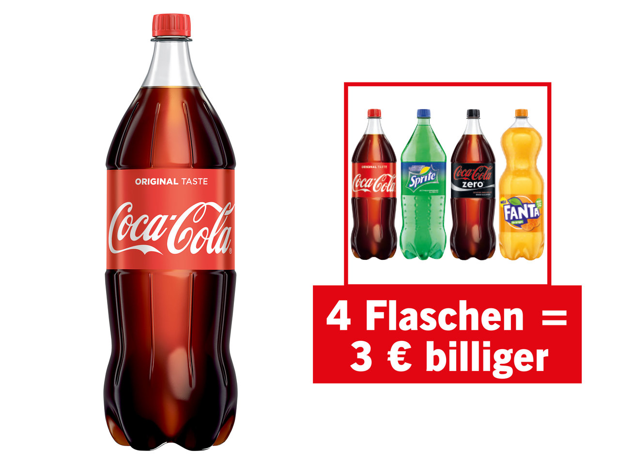 COCA COLA/FANTA/SPRITE Limonade