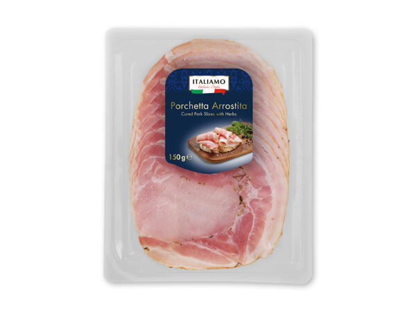 Porchetta i skiver