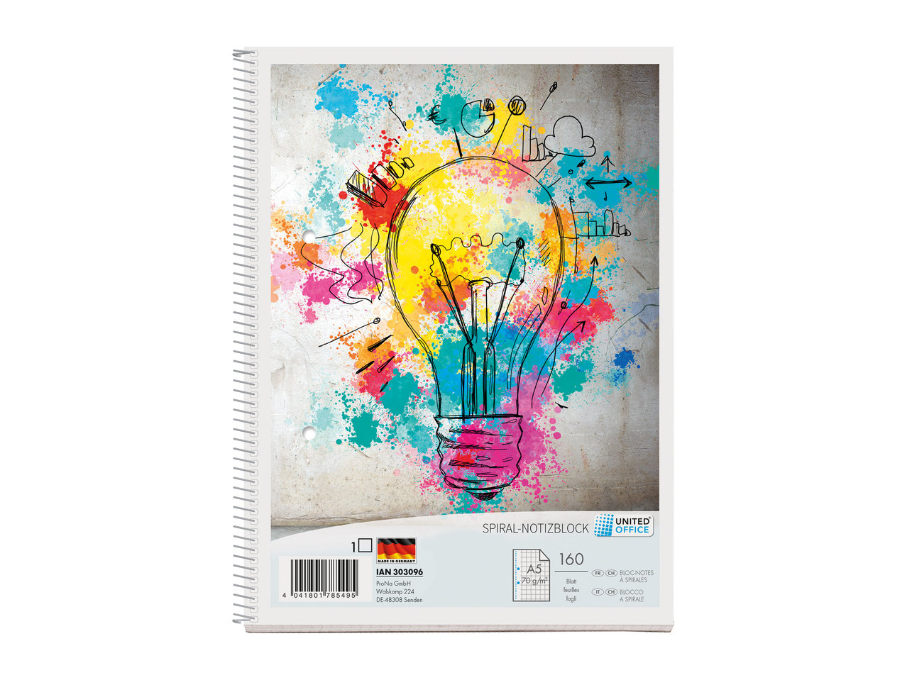 United Office Spiral-Bound Notepad1