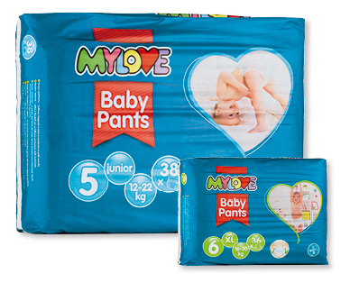 Couches-culottes pour bébés MYLOVE